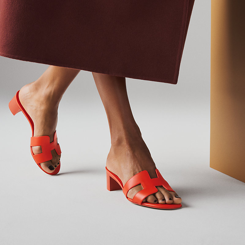 Sandália Oasis - Vermelho | Hermès Brasil